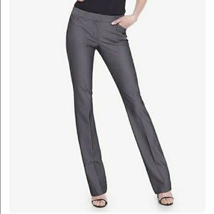 NWT Express Grey Editor Boot Cut Pant